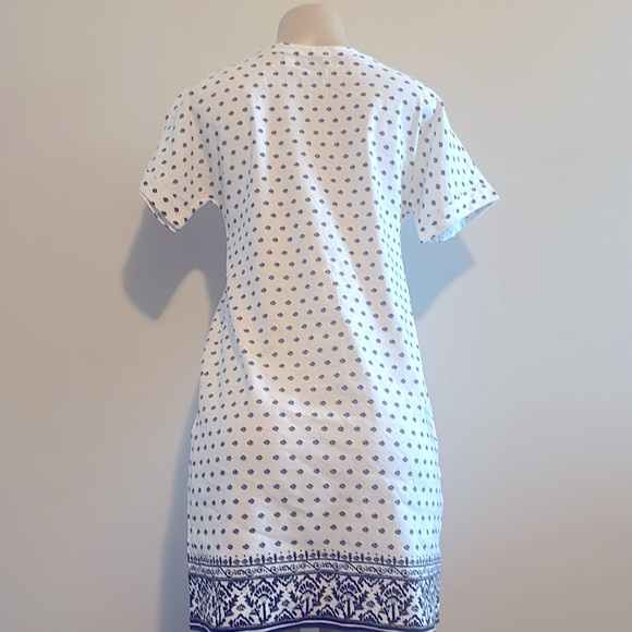 Vineyard Vines- Fan Border Print Tunic Dress size 0 - Picture 6 of 8